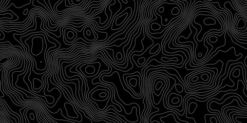 Stylized height texture map. Abstract geographic mountain illustration.Isolines height lines.


