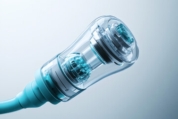 Teal Medical Device With Internal Components