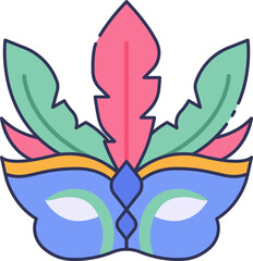 Obraz premium Eye Mask Icon Illustrations