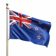 Fototapeta premium illustration of new zealand flag
