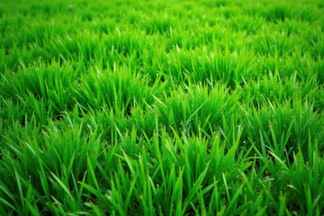 Obraz premium Lush, vibrant green lawn, perfectly manicured , chlorophyll, clean