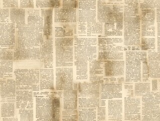Antique Book Pages Seamless Pattern with Vintage Typography for Professional Content Publication and Academic Usage