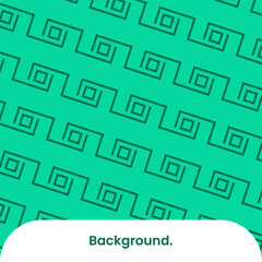 Square pattern background in green colors. Colorful background vector illustration.