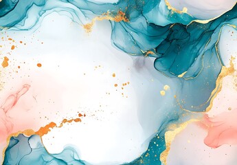 White marble seamless texture with gold veins and accents
