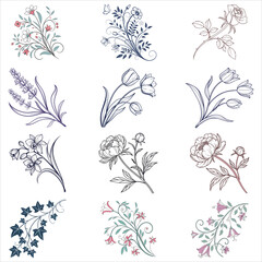 Fototapeta premium Elegant Floral
