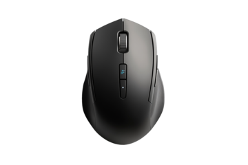 Smart Black Wireless Mouse with Auto Sleep Mode
