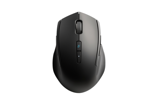 Smart Black Wireless Mouse with Auto Sleep Mode
