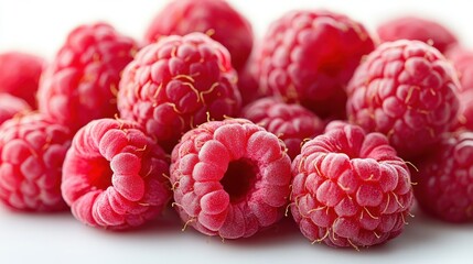 raspberries isolated,studio background