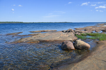 The coast of the White Sea.