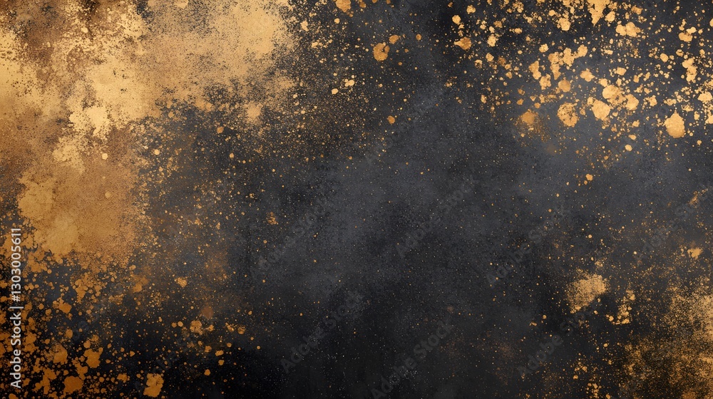 Poster a gradient background blending rich gold with soft tones, creating a luxurious and elegant design fo