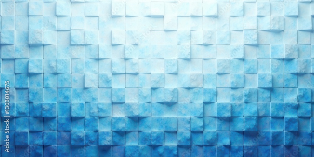 Poster abstract blue cube wall texture a seamless background for design projects