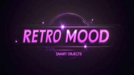 Retro Y2K Chrome Effect Mockup