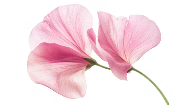Delicate Pink Sweet Pea Flower Close up