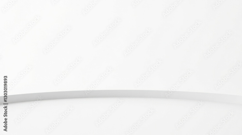 Poster Subtle Curve, a Clean Minimalist White Background Ideal for Product Displays and Design Presentations