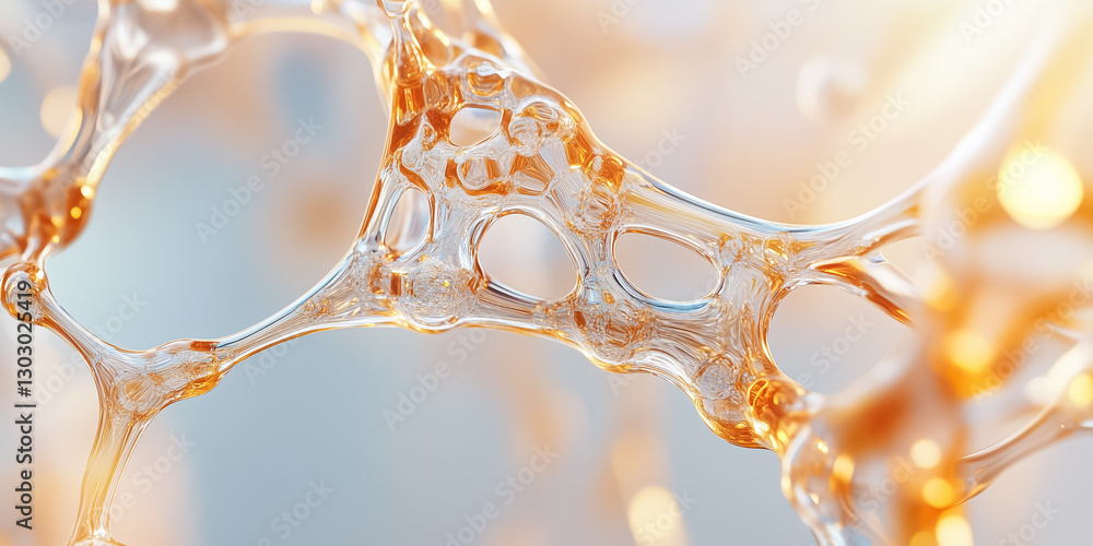 Poster a mesmerizing display of organic cells intertwines, showcasing intricate 3d fractal patterns with lu