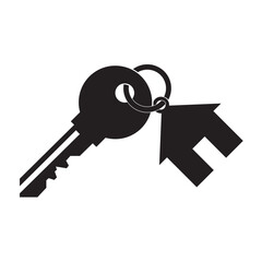key icon illustration design template