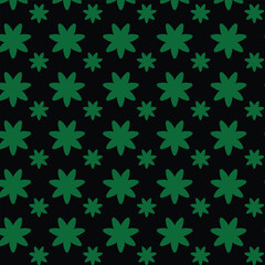 seamless pattern with green leaves design 