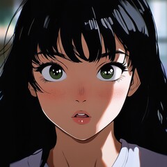 vector girl cartoon illustration