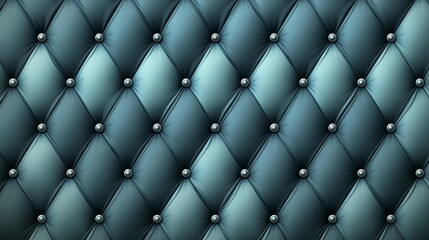 Luxurious tufted leather pattern with diamond shapes and buttons