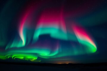 aurora in sky