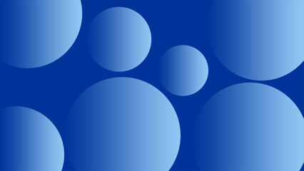 Abstract Blue Circles