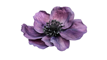 Purple Anemone Flower