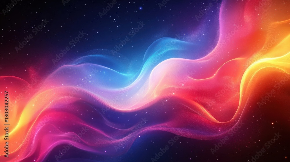 Poster vibrant gradient background with smooth and colorful blending shades