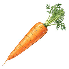 Fresh Carrot: Image & Nutrition on trasparent background