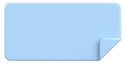 Price tag. Text box. 3D illustration.