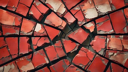 red brick wall background