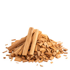 Smoked Wood Chips: BBQ & Grilling on trasparent background