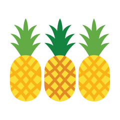set of pineapple