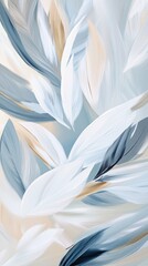Abstract composition of light colors with flowing shapes and soft textures
