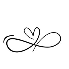 LOVE word hand drawn lettering
