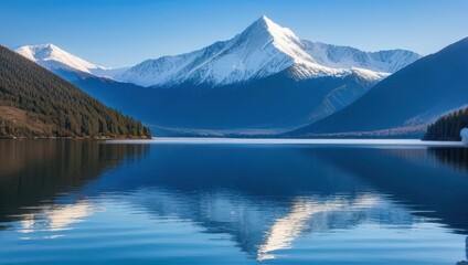 Fototapeta premium Majestic Mountain Lake