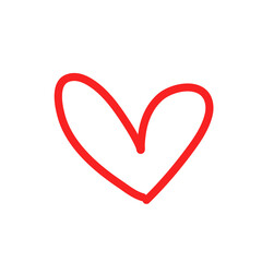 Love heart In the sign of infinity
