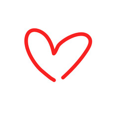 Love heart In the sign of infinity
