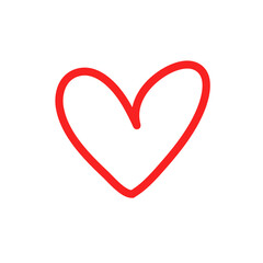 Love heart In the sign of infinity
