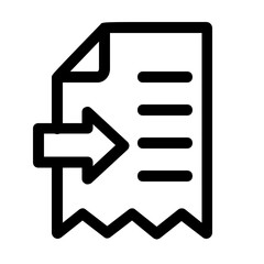 Business & Finance chenk outline icon pack