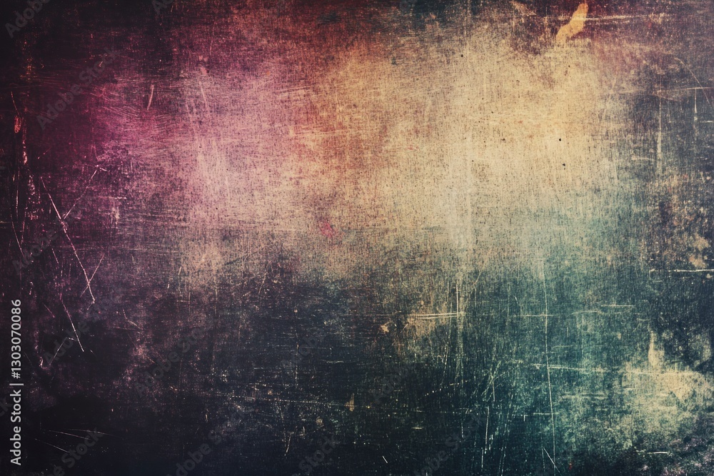 Poster abstract colorful grunge texture with scratches and atmospheric mood for background use