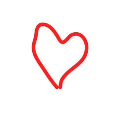 Love heart In the sign of infinity
