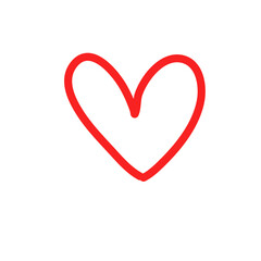 Love heart In the sign of infinity
