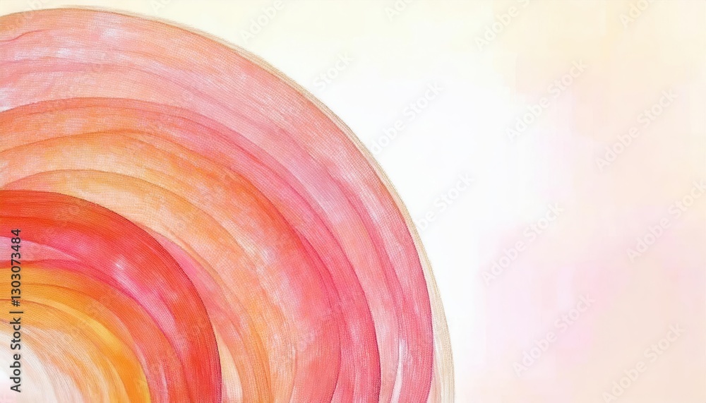 Poster vibrant swirling abstract pattern in red and orange with soft gradient effect for modern design, decor, or digital art

