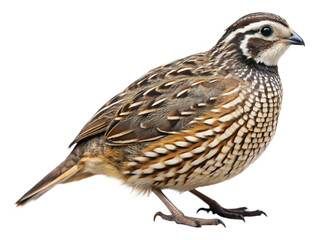 Obraz premium Quail isolated on a transparent background.