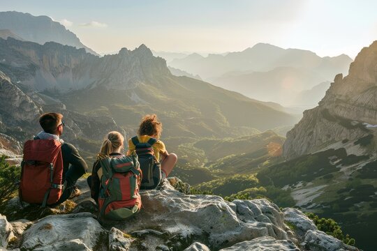 Nature adventures exploring scenic viewpoints in remote mountain destinations