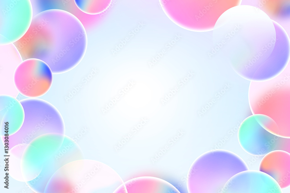 Aufkleber abstract geometric background gradient soft light pastel colorful bokeh for graphic business backgro