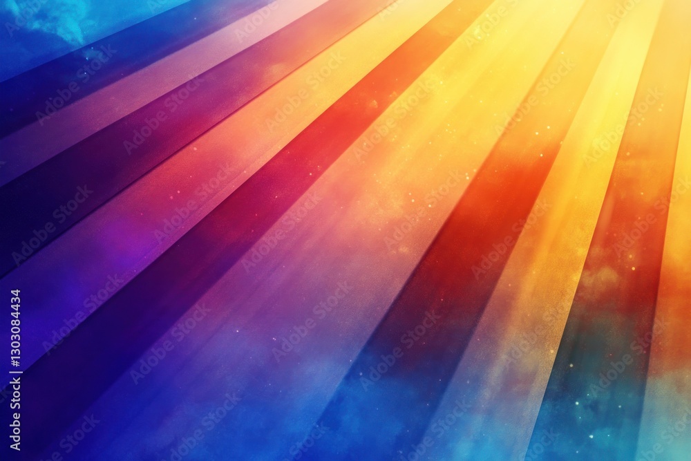 Poster vibrant colorful rays of light abstract background for creative design projects and artwork