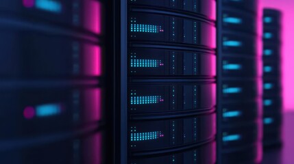Naklejka premium Kubernetes concept. Serverless Computing Infrastructure Orchestrated by Innovative Digital Technologies