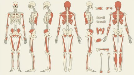 Bone Structure and Skeleton in Human Anatomy