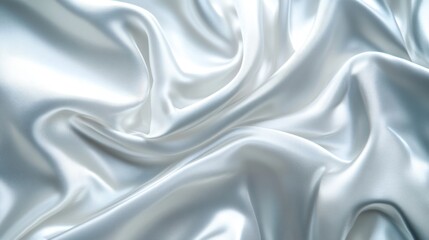 Obraz premium A white fabric with a pattern of waves